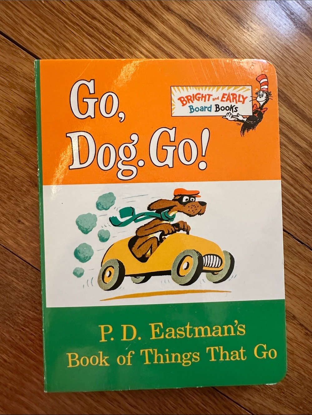 P.D. Eastman Go, Dog. Go! Bright Orange and Green Board Book